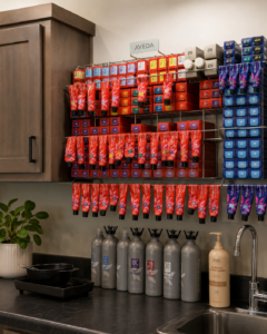 Aveda color products at Savoye Salon Spa in Green Bay