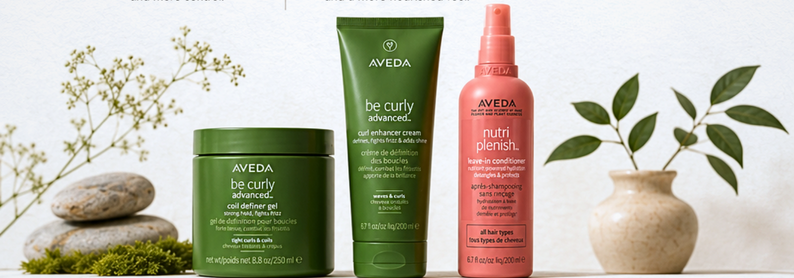 Aveda hair care products at Savoye Salon Spa
