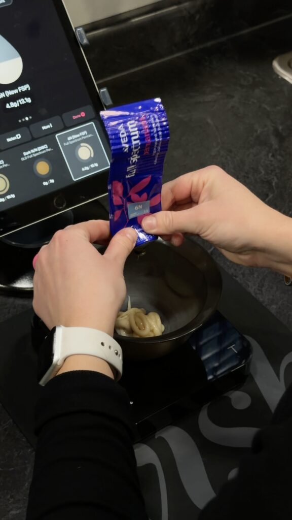 Color-treated hair being washed at Savoye Salon Spa